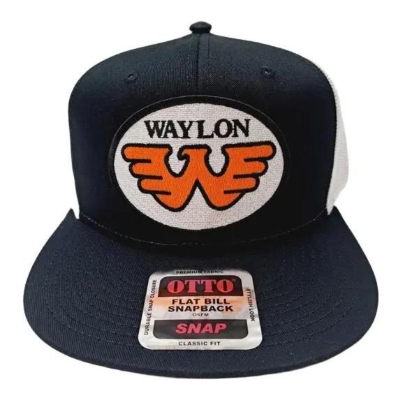 Retro Vintage Style Classic American Music Country Outlaw Hat Cap Waylon Jenning main image 4